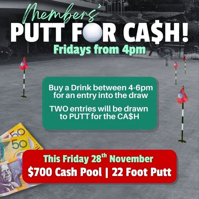 Members’ Putt for CA$H!